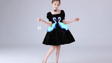 The Enchanting Glow of the Swan Skirt