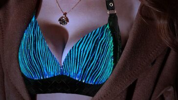 The Luminous Leather Bra