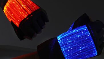 LED light up gloves