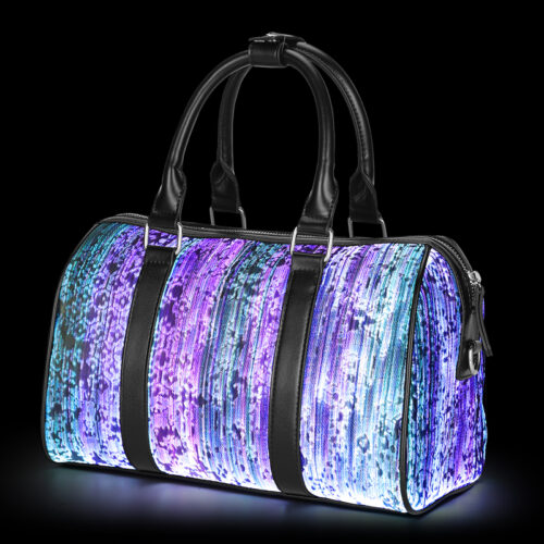 Lumisonata Small Travel Bag Sleek Black Handbag for Fashionable Jetsetters