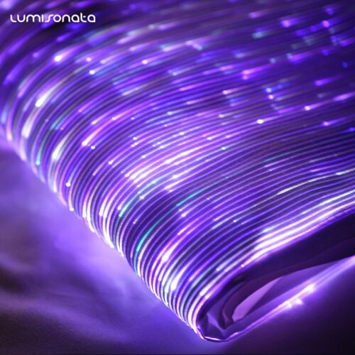 Purple Fabric (LED Fiber Optic Fabric) - Lumisonata