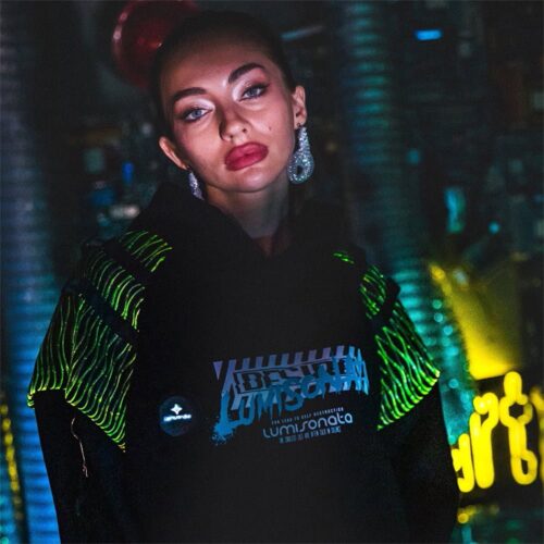 Led Fiber Optic Fabric Hoodies, Custom Street Wear Hoodies: Your Unique Style - Lumisonata