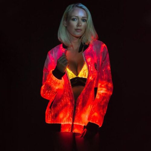 Led Fiber Optic Fabric Street Wear Hoodies, Light Up Your Street Style with These Hoodies - Lumisonata